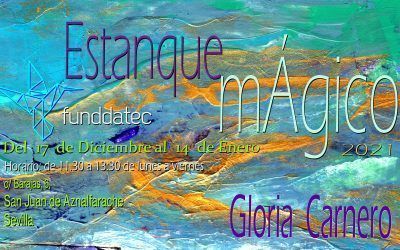 Inauguración de la exposición Estanque Mágico de Gloria Carnero en la sede de Funddatec en San Juan