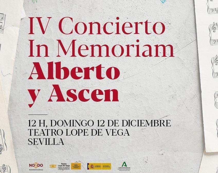 Invitaciones para el IV Concierto In Memoriam Alberto y Ascen